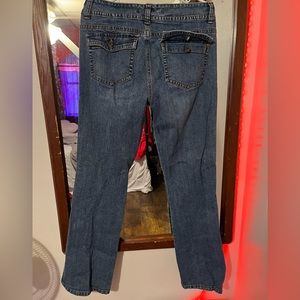 thirfted Jeans with wide legs